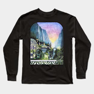 oasis among the cliffs Long Sleeve T-Shirt